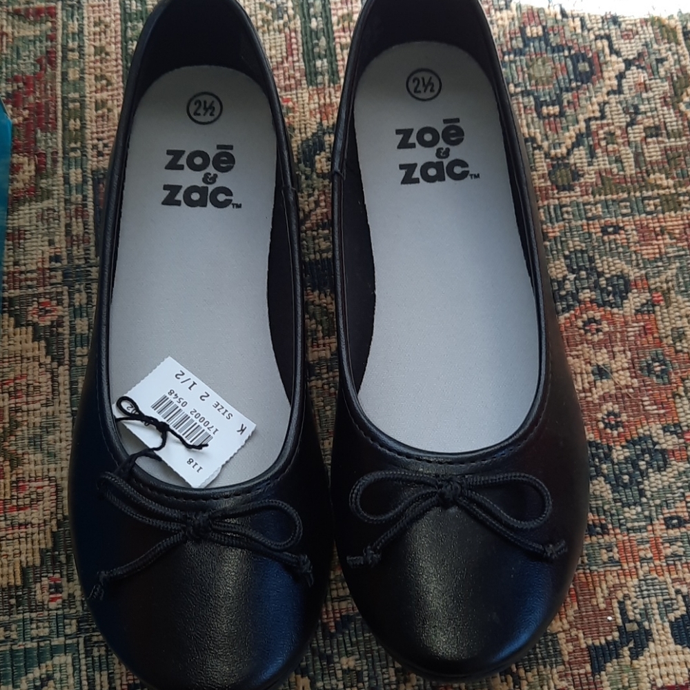 *NEW* ballet flats sz 2.5 black - Picture 3 of 4